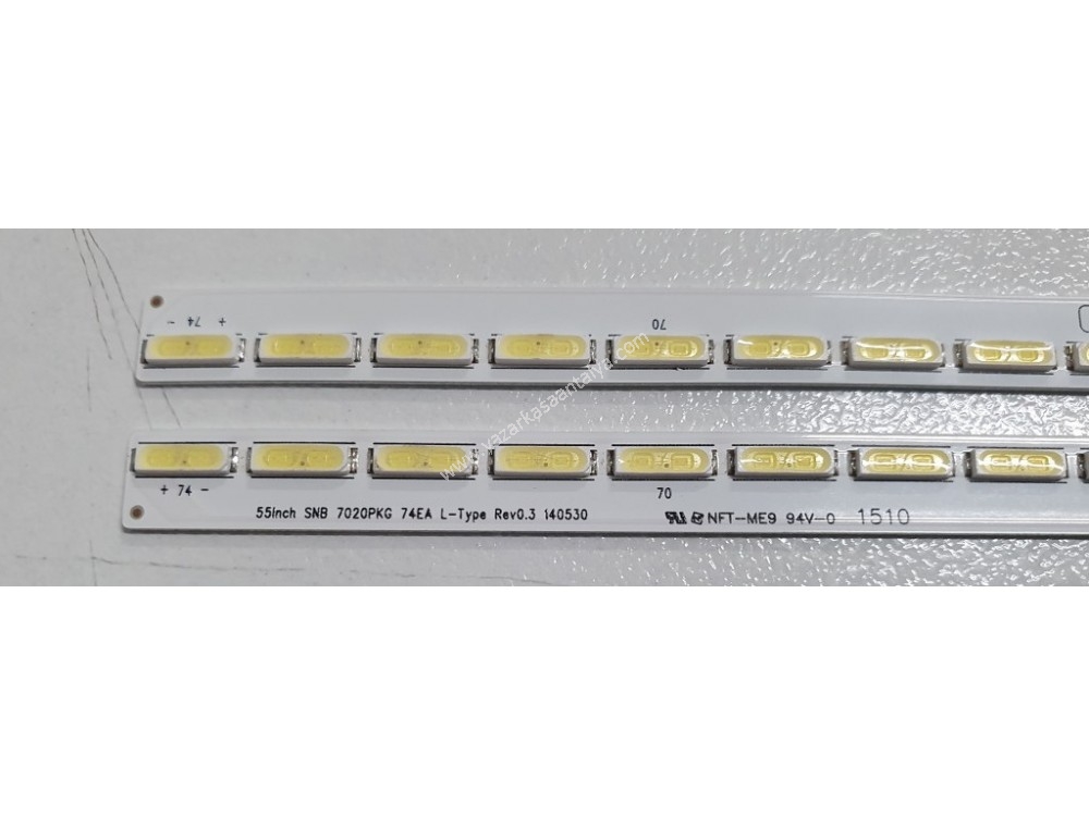 ORJINAL VESTEL 55inch SNB 7020 PKG 74EA R-type L-type LED BAR TAKIMI-PANAS55FA7500-55R6055F-55FA7500-55PF8575 -55R6055F-55FA8500-55R6055F led bar
